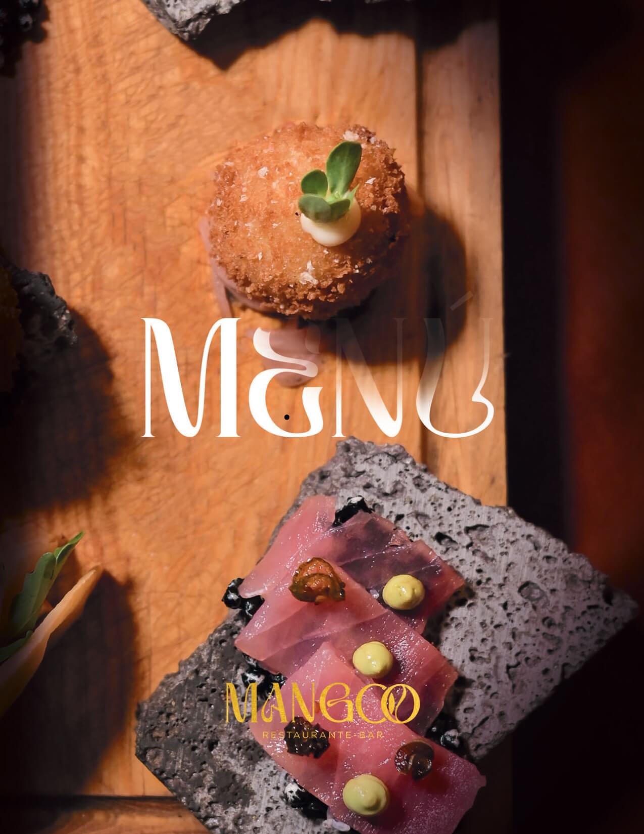 Menu Mangoo Restaurante