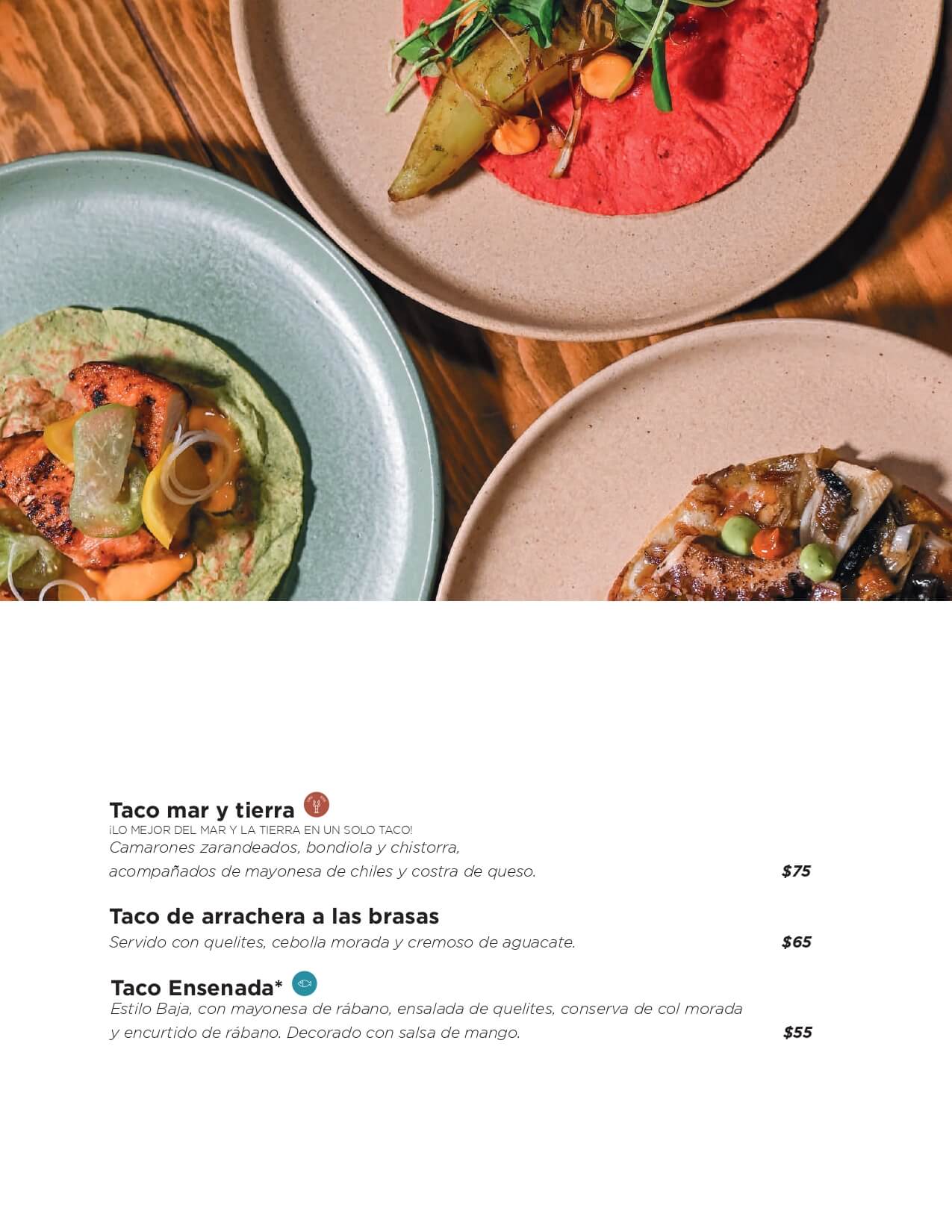 Menu Mangoo Restaurante